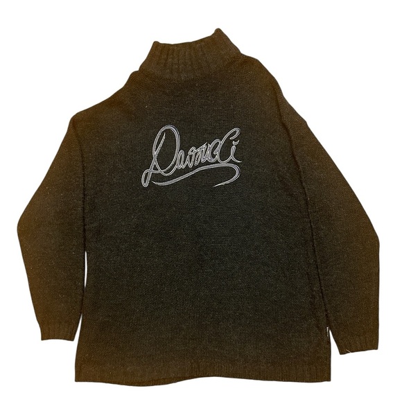 Vintage 90s Davoucci Mens Acrylic/Wool Sweater 3XL Long Sleeve Gray - Picture 1 of 8